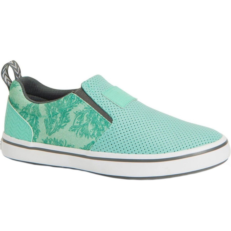 Women XTRATUF | Women'S Salmon Sisters Sharkbyte Leather Slip-On