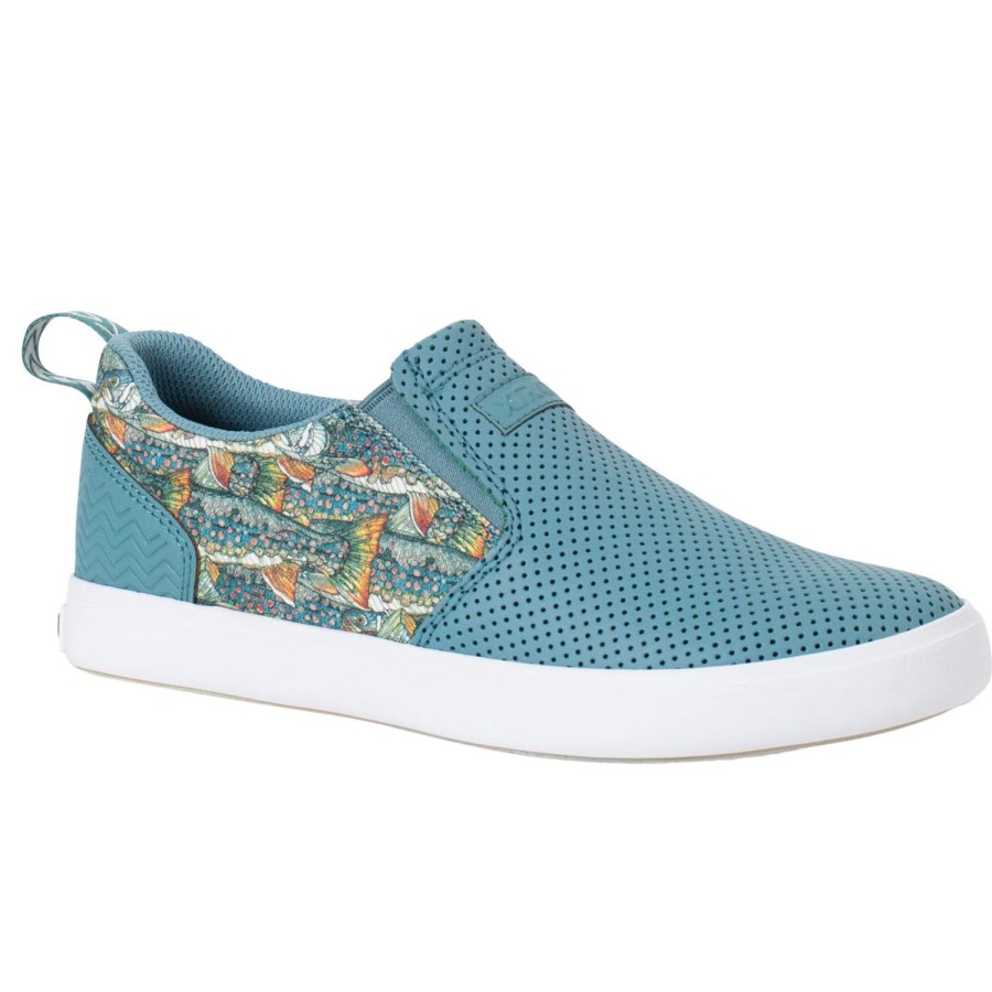 Women XTRATUF | Women'S Fishe®Wear Leather Sharkbyte Deck Shoe