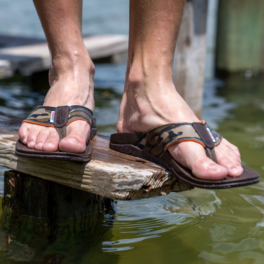 Men XTRATUF | Men'S Mossy Oak Bottomland Auna Sandal