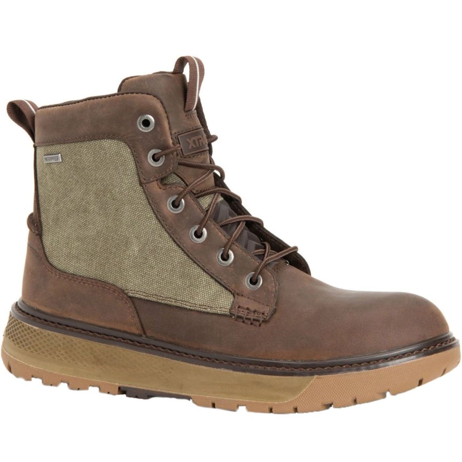 Men XTRATUF | Men'S Bristol Bay Leather Canvas Boot