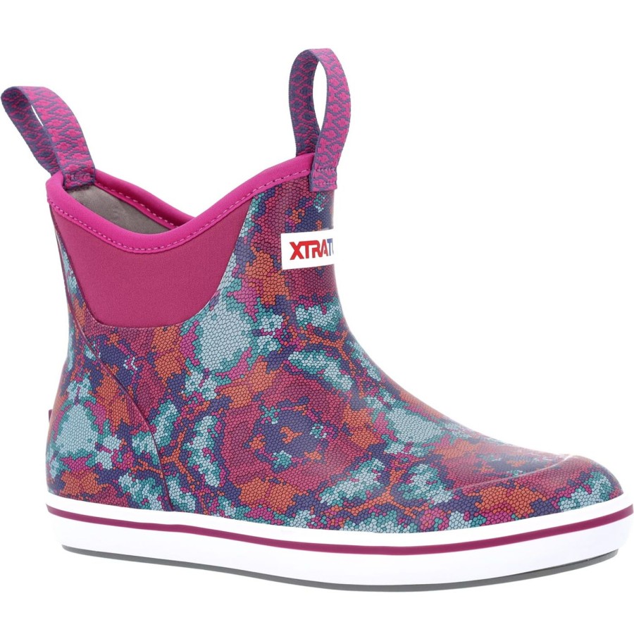 Women XTRATUF | Women'S Kaleidoscope Scales 6 In Ankle Deck Boot